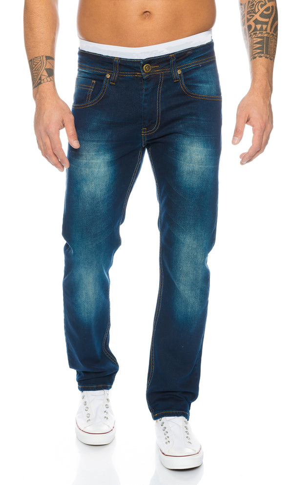 Lorenzo Loren Herren Jeans Regular Fit Dunkelblau LL-397 _75337.jpg
