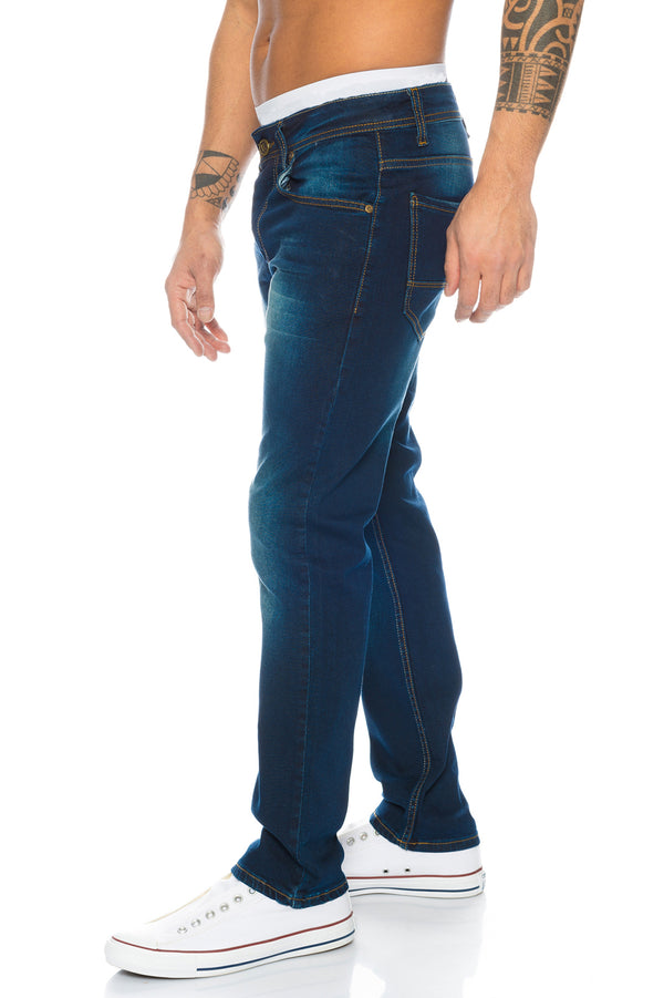 Lorenzo Loren Herren Jeans Regular Fit Dunkelblau LL-397 _75338.jpg