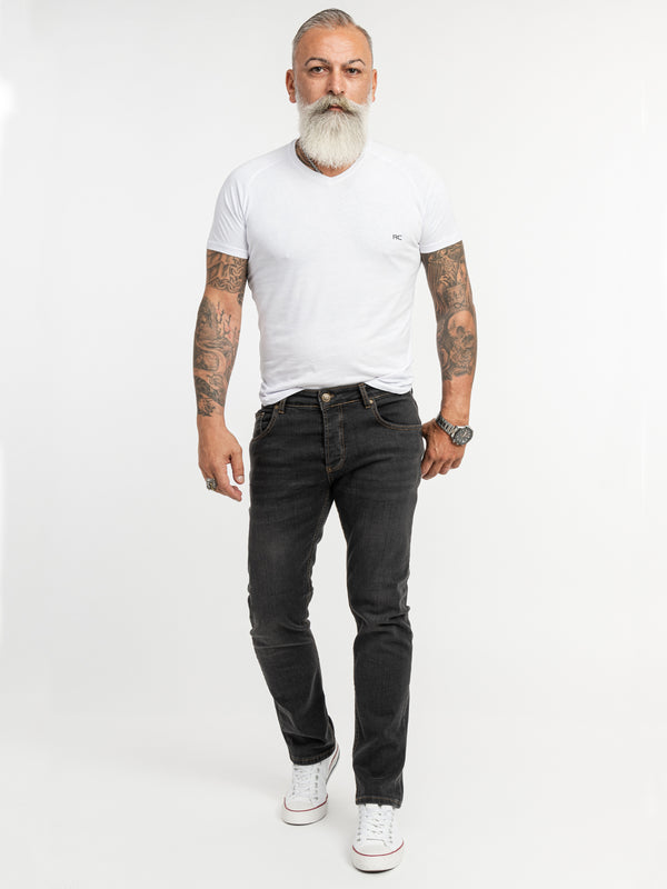 Lorenzo Loren Herren Jeans Regular Fit Dunkelgrau LL-326_86175.jpg