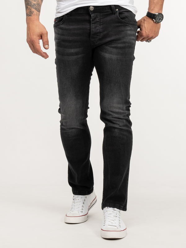 Lorenzo Loren Herren Jeans Regular Fit Dunkelgrau LL-4004_87606.jpg