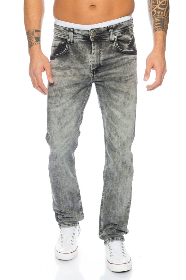 Lorenzo Loren Herren Jeans Regular Fit Grau LL-312_75349.jpg