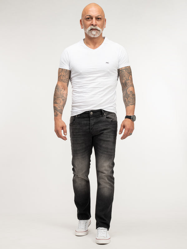 Lorenzo Loren Herren Jeans Regular Fit Schwarz LL-4005_87615.jpg