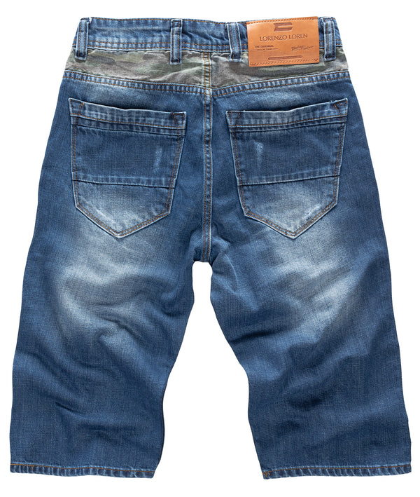 Lorenzo Loren Herren Jeansshorts Slim Fit Blau LL-392_83245.jpg