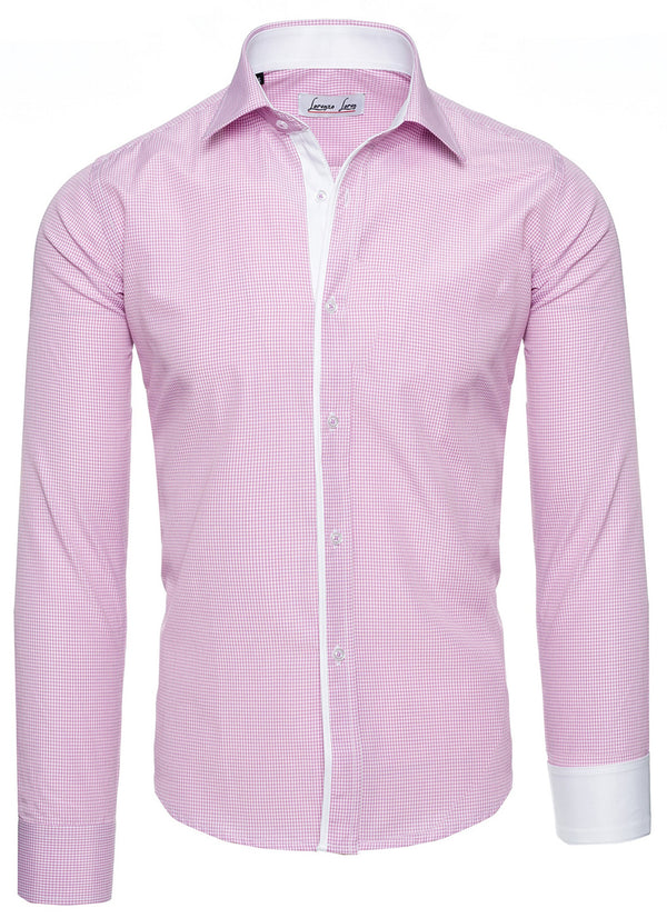 Lorenzo Loren Herren Kariertes Hemd Slim Fit LL-203_74359.jpg