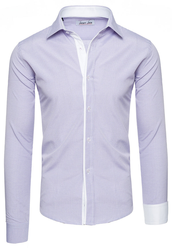 Lorenzo Loren Herren Kariertes Hemd Slim Fit LL-203_74360.jpg