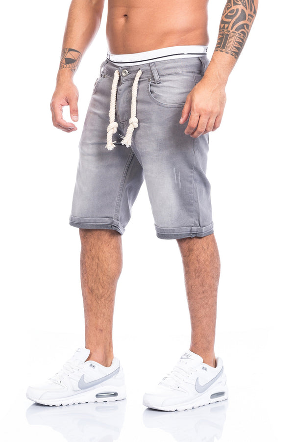 Lorenzo Loren Herren Shorts Sweat Shorts Grau LL-01_76716.jpg