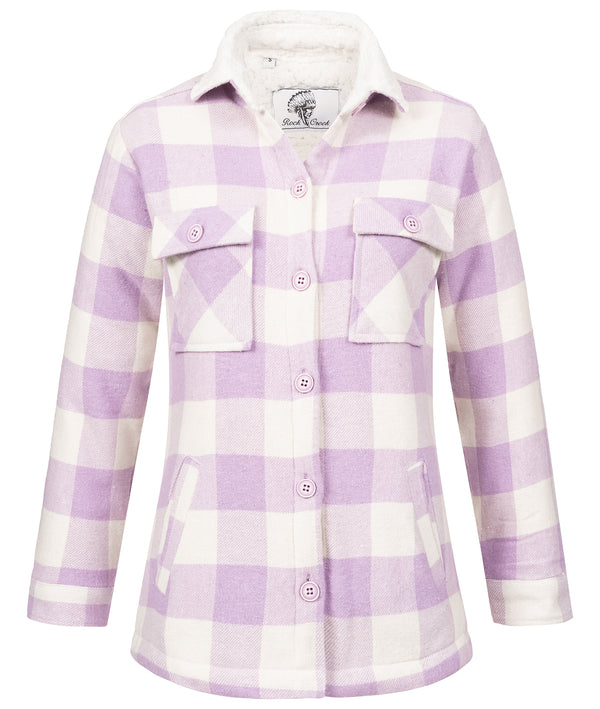 Rock Creek Damen Flanelljacke Teddyfellkragen D-469 _83633.jpg