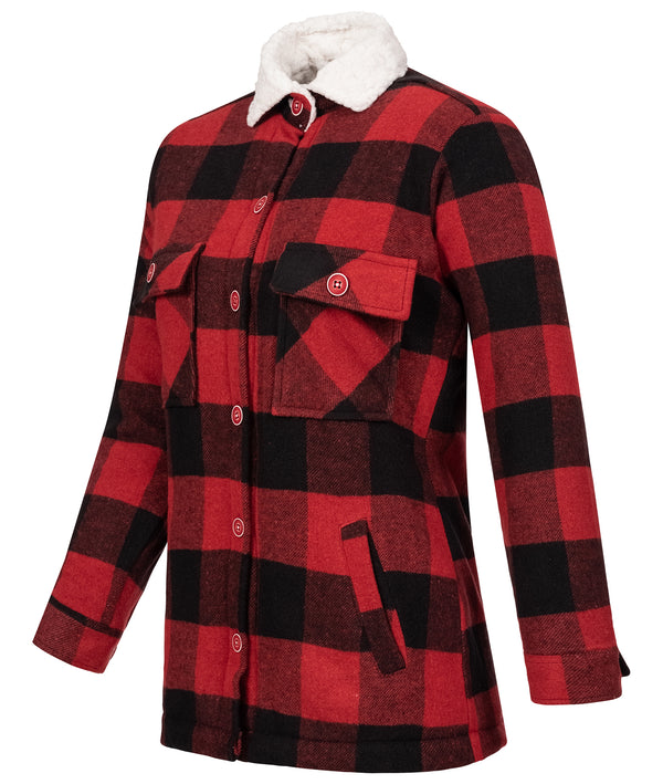 Rock Creek Damen Flanelljacke Teddyfellkragen D-469 _83643.jpg