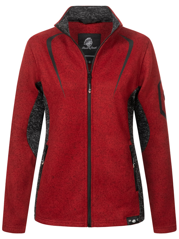 Rock Creek Damen Fleecejacke Melange Fleece D-505 _87367.jpg