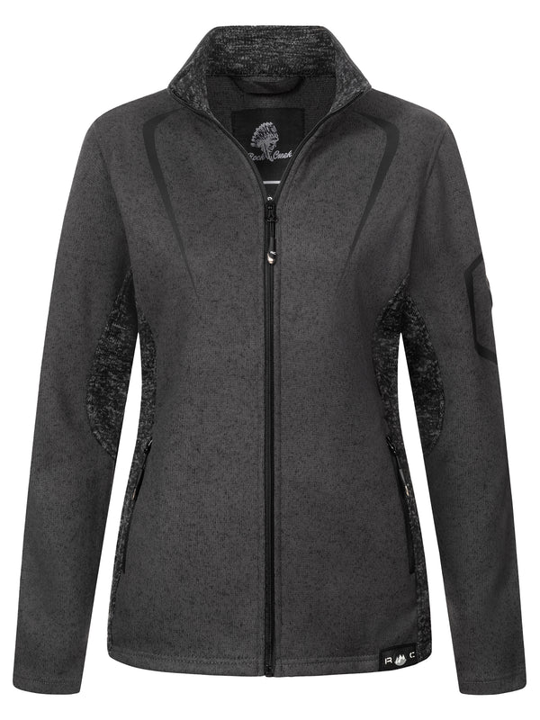 Rock Creek Damen Fleecejacke Melange Fleece D-505 _87370.jpg