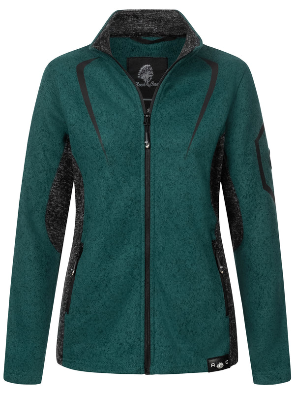 Rock Creek Damen Fleecejacke Melange Fleece D-505 _87373.jpg