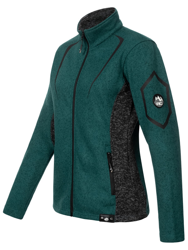 Rock Creek Damen Fleecejacke Melange Fleece D-505 _87374.jpg