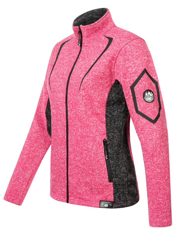 Rock Creek Damen Fleecejacke Melange Fleece D-505 _87377.jpg