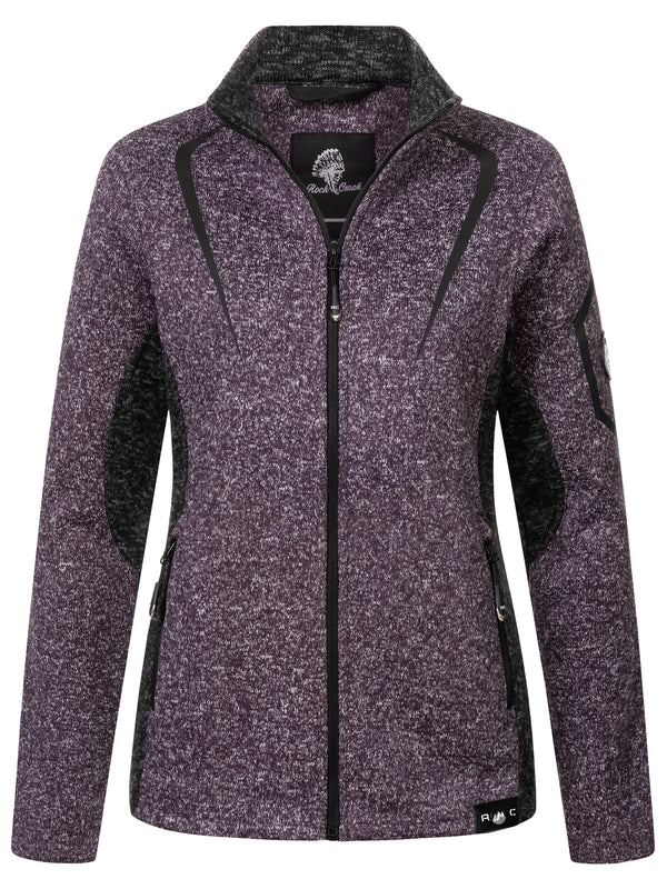 Rock Creek Damen Fleecejacke Melange Fleece D-505 _87382.jpg