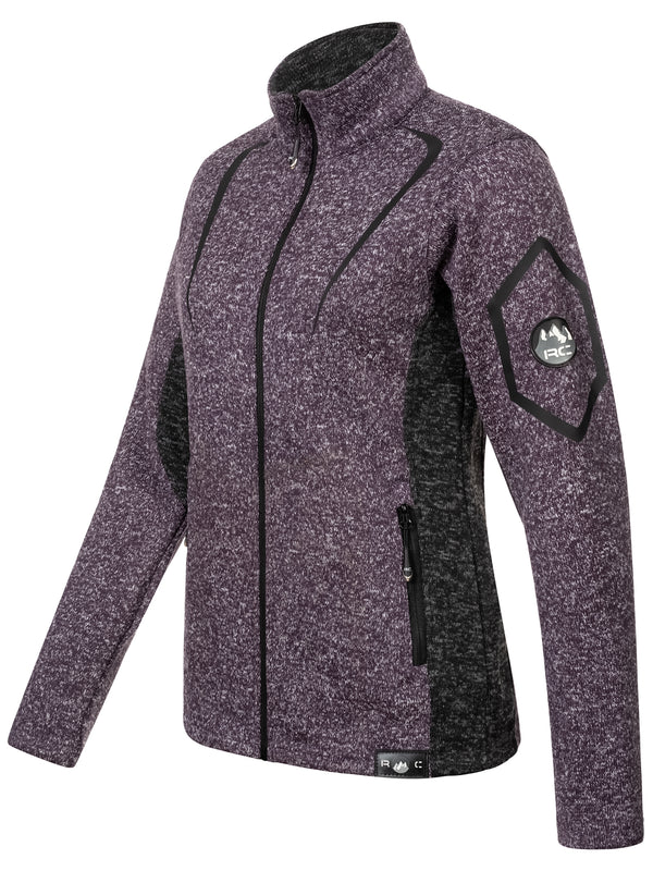 Rock Creek Damen Fleecejacke Melange Fleece D-505 _87383.jpg