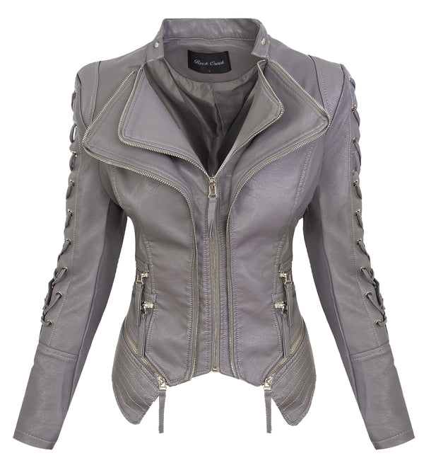 Rock Creek Damen Kunstlederjacke mit Wasserfallkragen D-365_78562.jpg