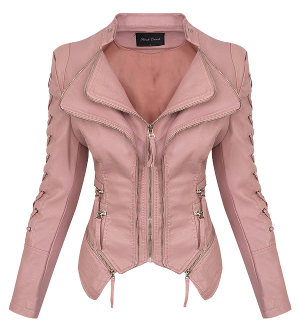 Rock Creek Damen Kunstlederjacke mit Wasserfallkragen D-365_78574.jpg