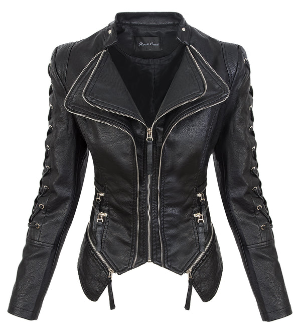 Rock Creek Damen Kunstlederjacke mit Wasserfallkragen D-365_78588.jpg