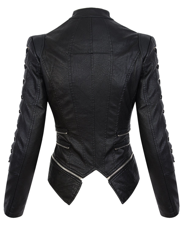 Rock Creek Damen Kunstlederjacke mit Wasserfallkragen D-365_78590.jpg