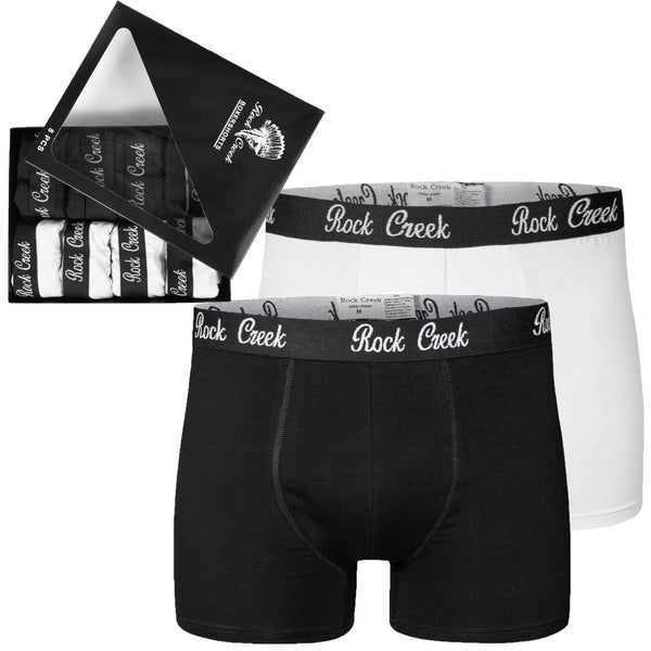 Rock Creek Herren Boxershorts Schwarz Weiss Set H-218 _77048.jpg