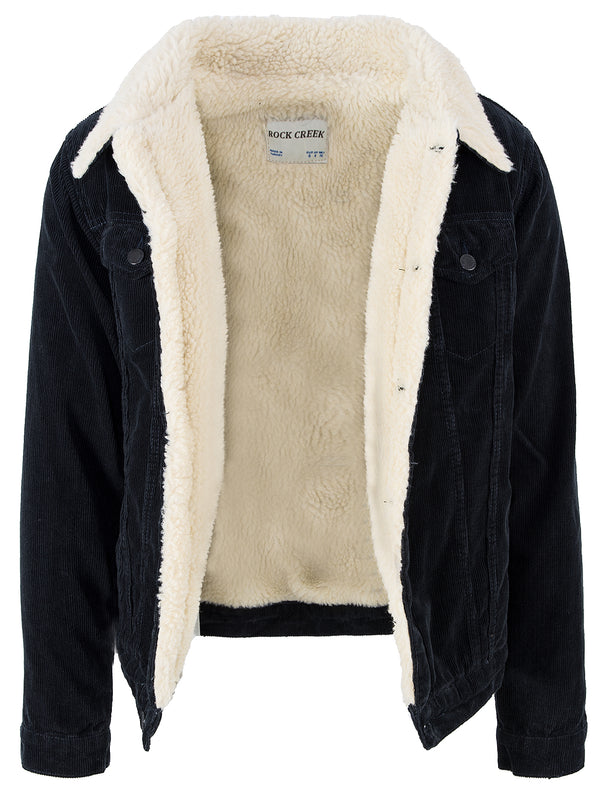Rock Creek Herren Cordjacke mit Teddyfellkragen H-211_75199.jpg
