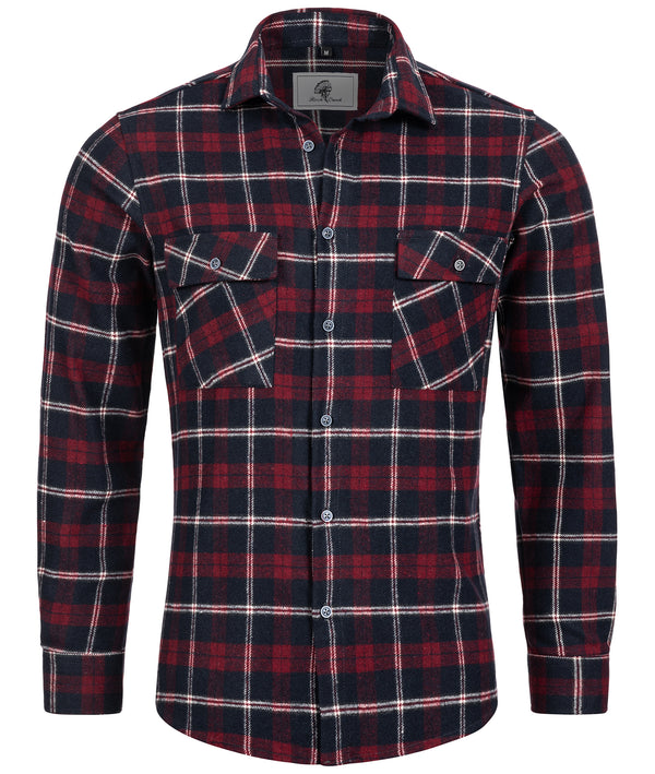 Rock Creek Herren Flanell Hemd Kentkragen H-249 _81520.jpg