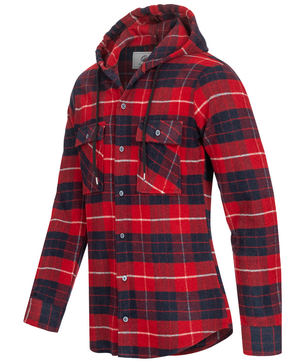 Rock Creek Herren Flanellhemd mit Kapuze H-255 _81794.jpg