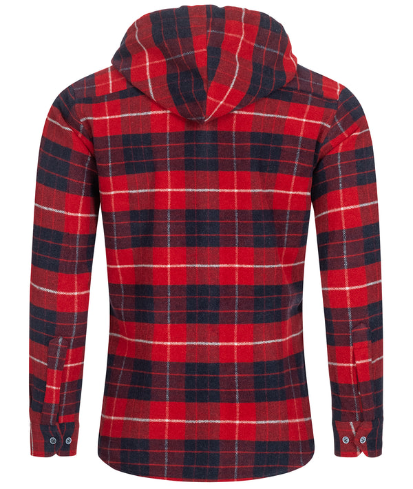 Rock Creek Herren Flanellhemd mit Kapuze H-255 _81795.jpg