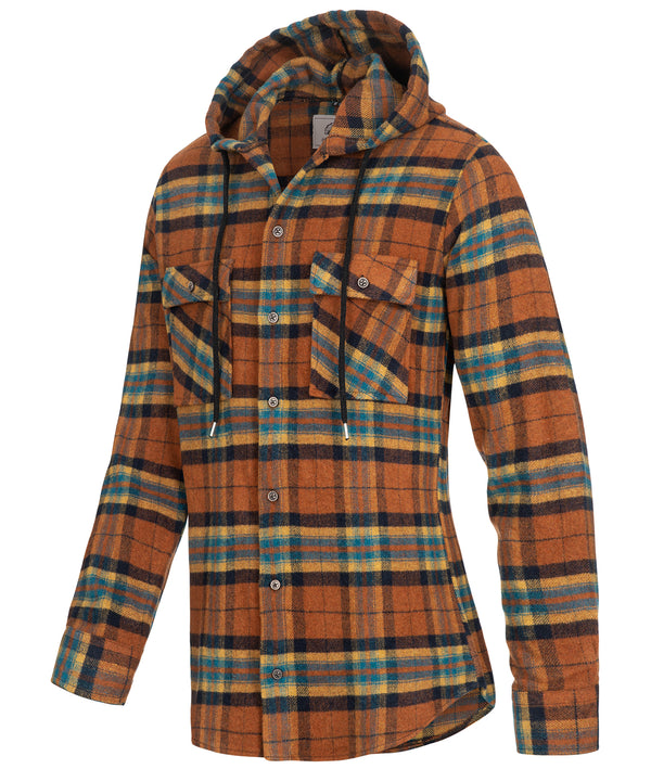 Rock Creek Herren Flanellhemd mit Kapuze H-257 _81806.jpg