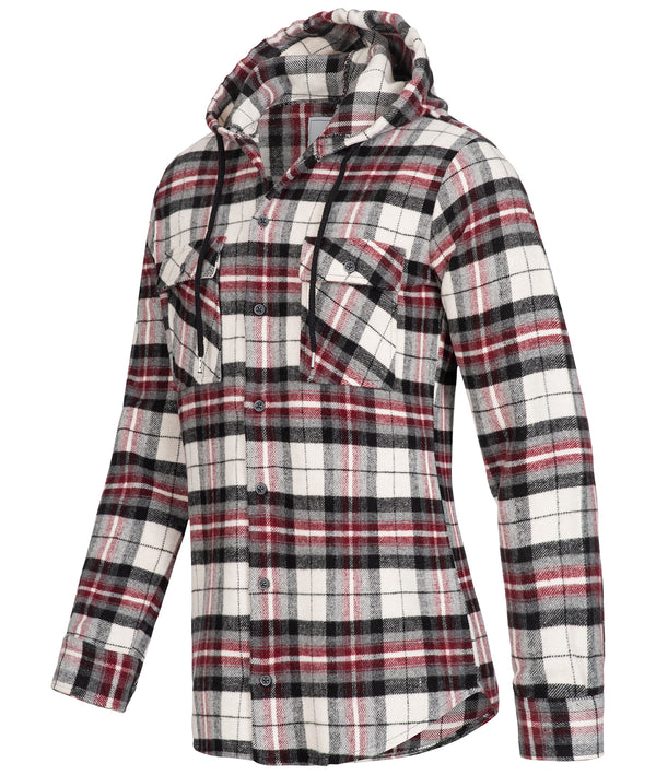 Rock Creek Herren Flanellhemd mit Kapuze H-257 _81809.jpg