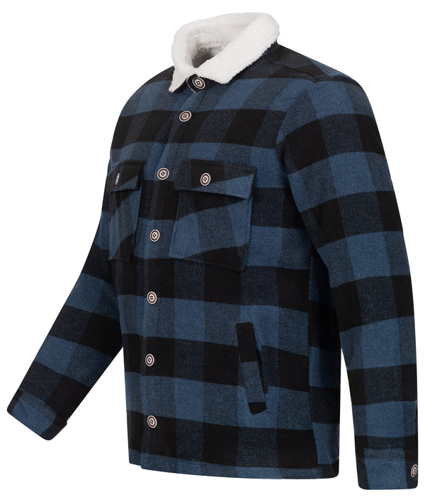 Rock Creek Herren Flanelljacke Teddyfellkragen H-264 _83347.jpg