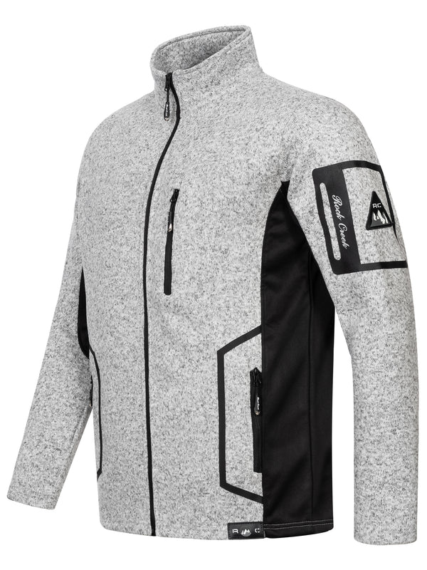 Rock Creek Herren Fleecejacke Melange Fleece H-367 _86962.jpg