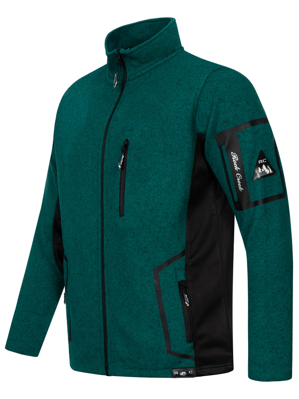 Rock Creek Herren Fleecejacke Melange Fleece H-367 _86965.jpg