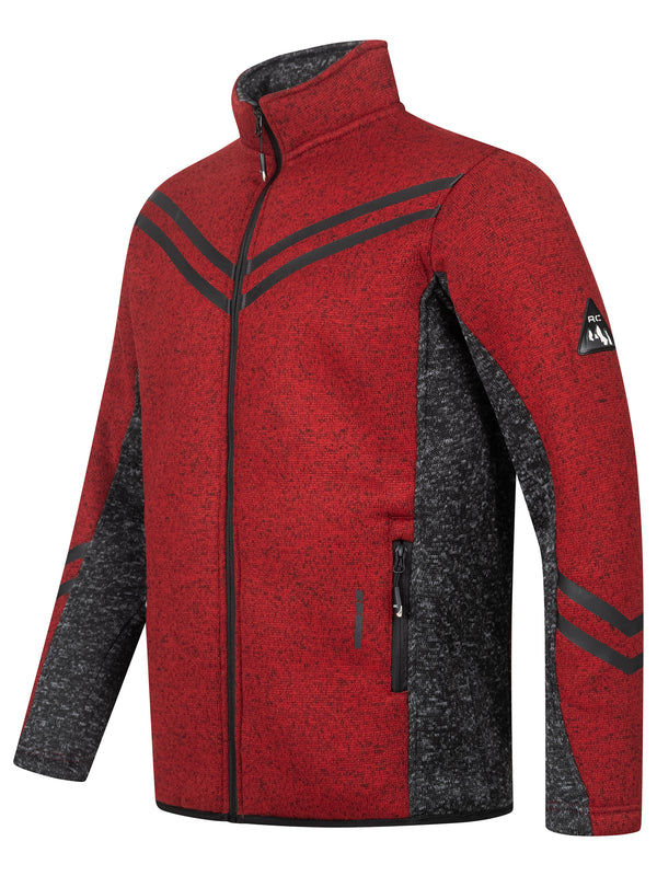 Rock Creek Herren Fleecejacke Melange Fleece H-373 _87397.jpg