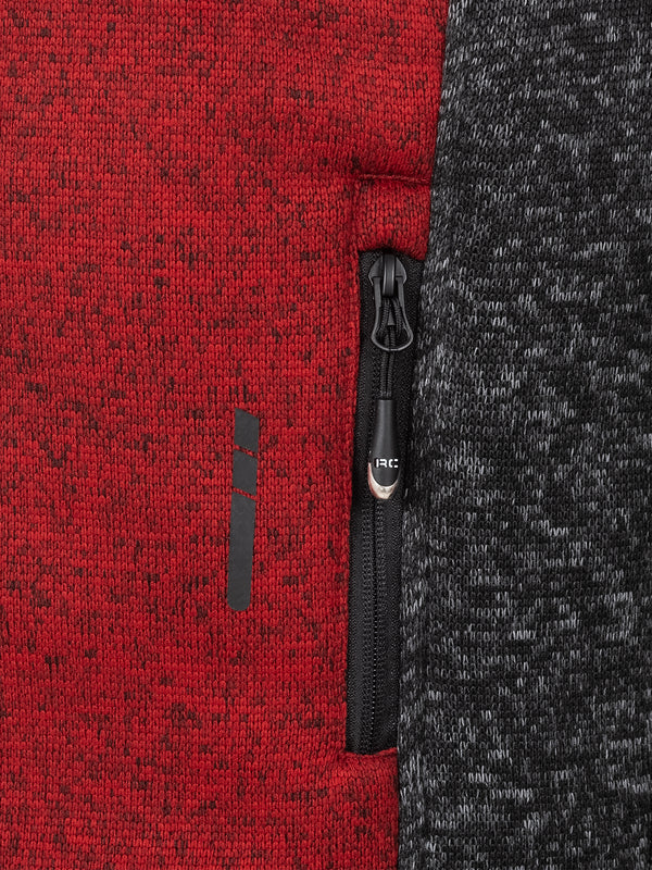 Rock Creek Herren Fleecejacke Melange Fleece H-373 _87401.jpg