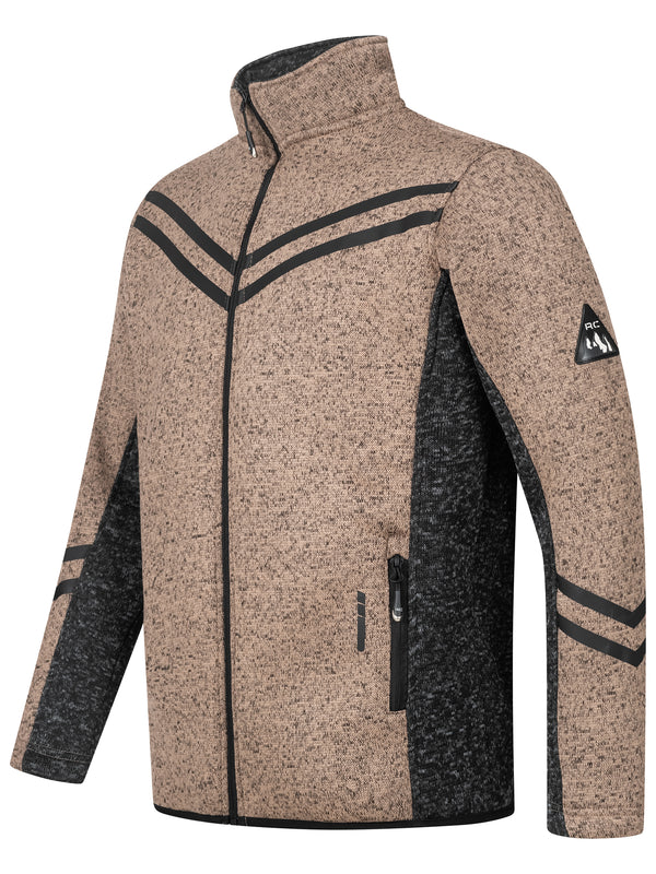 Rock Creek Herren Fleecejacke Melange Fleece H-373 _87410.jpg