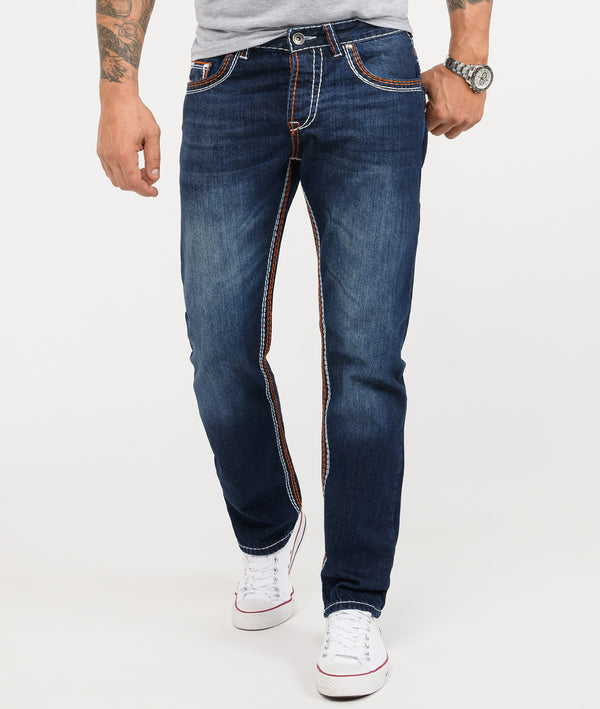 Rock Creek Herren Jeans Comfort Fit Dunkelblau RC-2167_83585.jpg