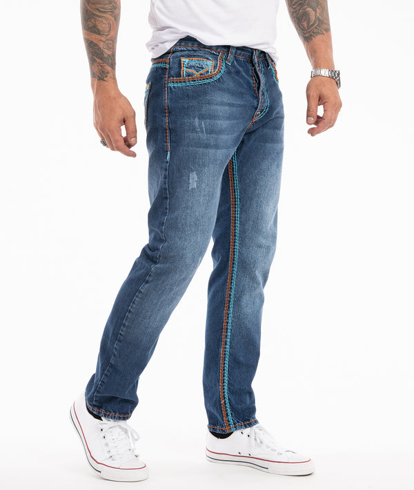 Rock Creek Herren Jeans Comfort Fit Dunkelblau RC-2270_83391.jpg