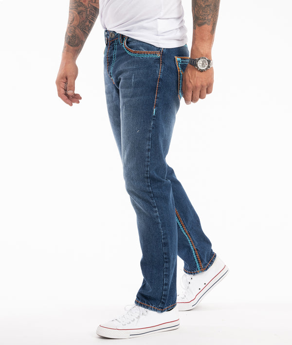 Rock Creek Herren Jeans Comfort Fit Dunkelblau RC-2270_83392.jpg
