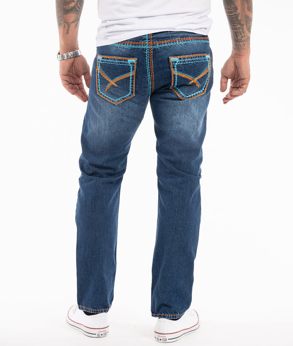 Rock Creek Herren Jeans Comfort Fit Dunkelblau RC-2270_83393.jpg