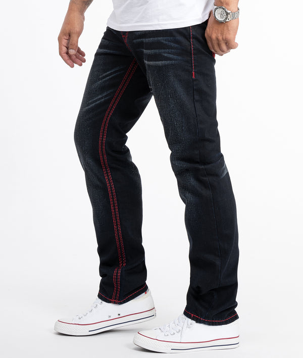 Rock Creek Herren Jeans Comfort Fit Schwarz RC-2092_85132.jpg
