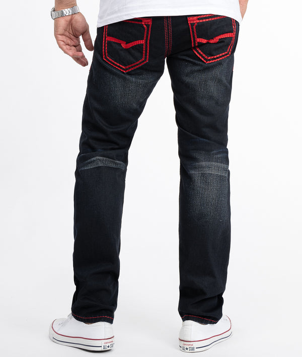 Rock Creek Herren Jeans Comfort Fit Schwarz RC-2092_85133.jpg