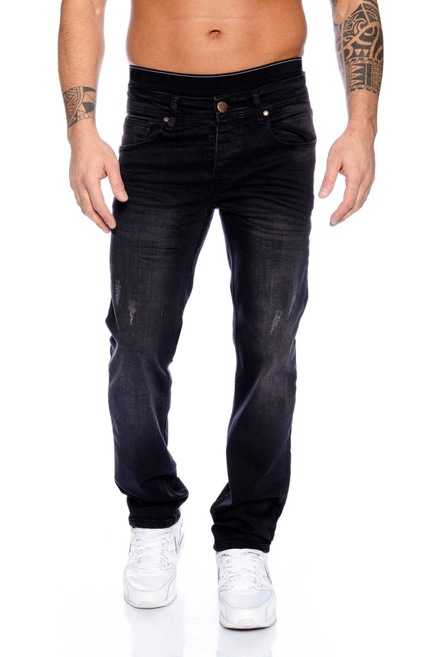 Rock Creek Herren Jeans Regular Fit Schwarz RC-2095_75542.jpg
