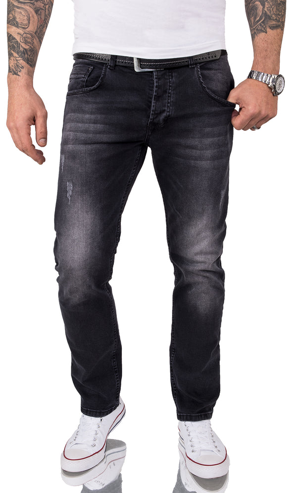 Rock Creek Herren Jeans Regular Fit Schwarz RC-2101_75858.jpg