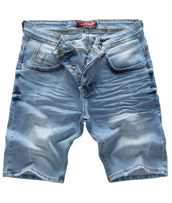 Rock Creek Herren Jeans Shorts Denim Hellblau RC-2121_65179.jpg