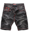 Rock Creek Herren Jeans Shorts Schwarz Dicke Nähte RC-2129_65199.jpg