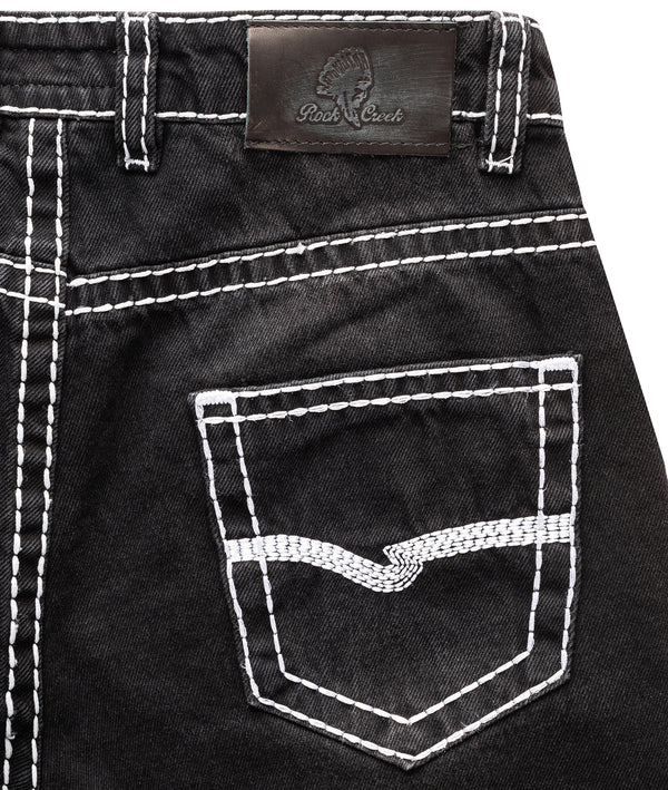 Rock Creek Herren Jeans Shorts Schwarz RC-2076_82513.jpg