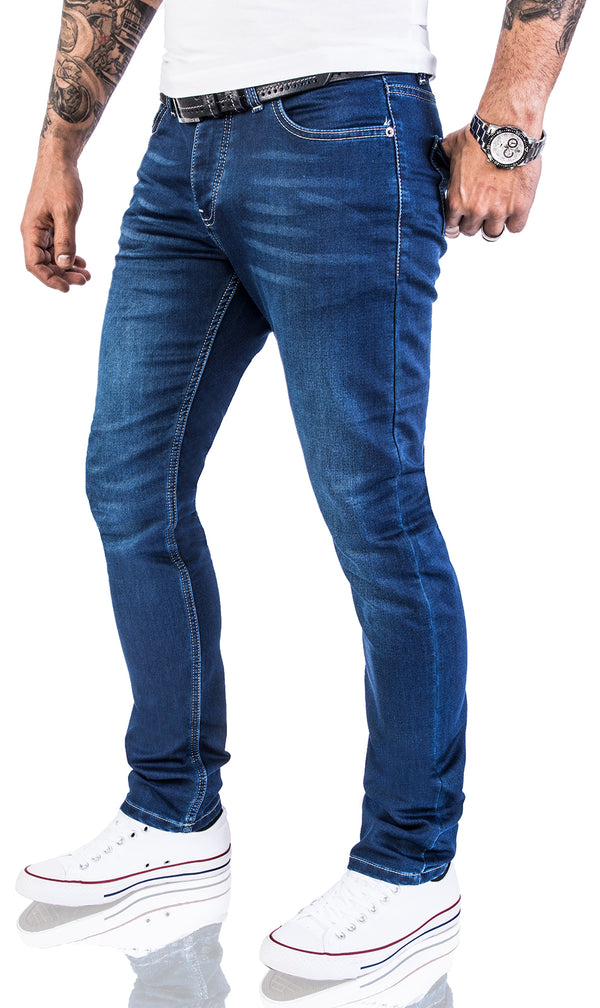 Rock Creek Herren Jeans Slim Fit Dunkelblau RC-2115_83055.jpg