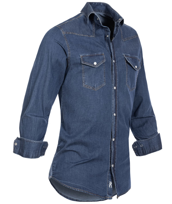 Rock Creek Herren Jeanshemd Kentkragen Blau H-200_75260.jpg