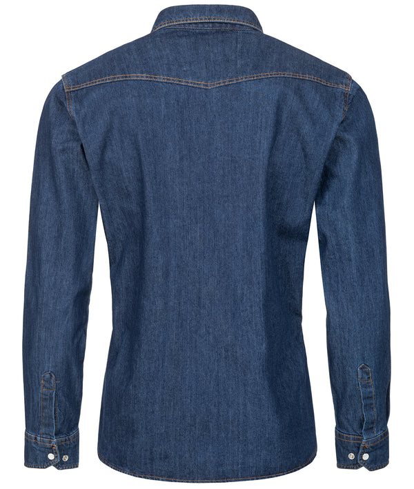 Rock Creek Herren Jeanshemd Kentkragen Blau H-270_82213.jpg